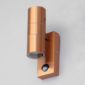 Kenn Outdoor 2 Light Wall Light with PIR Sensor - Copper - thumbnail 3