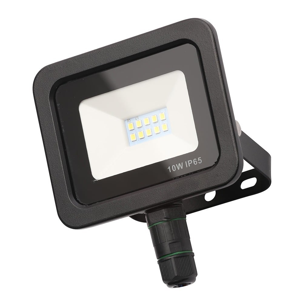 Yarm Outdoor LED 10 Watt Slimline Flood Light - Black - image 1