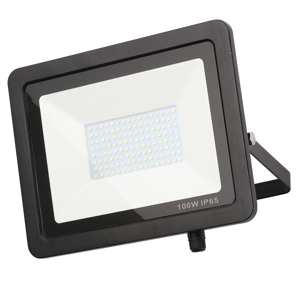 Yarm Outdoor LED 100 Watt Slimline Flood Light - Black - image 1