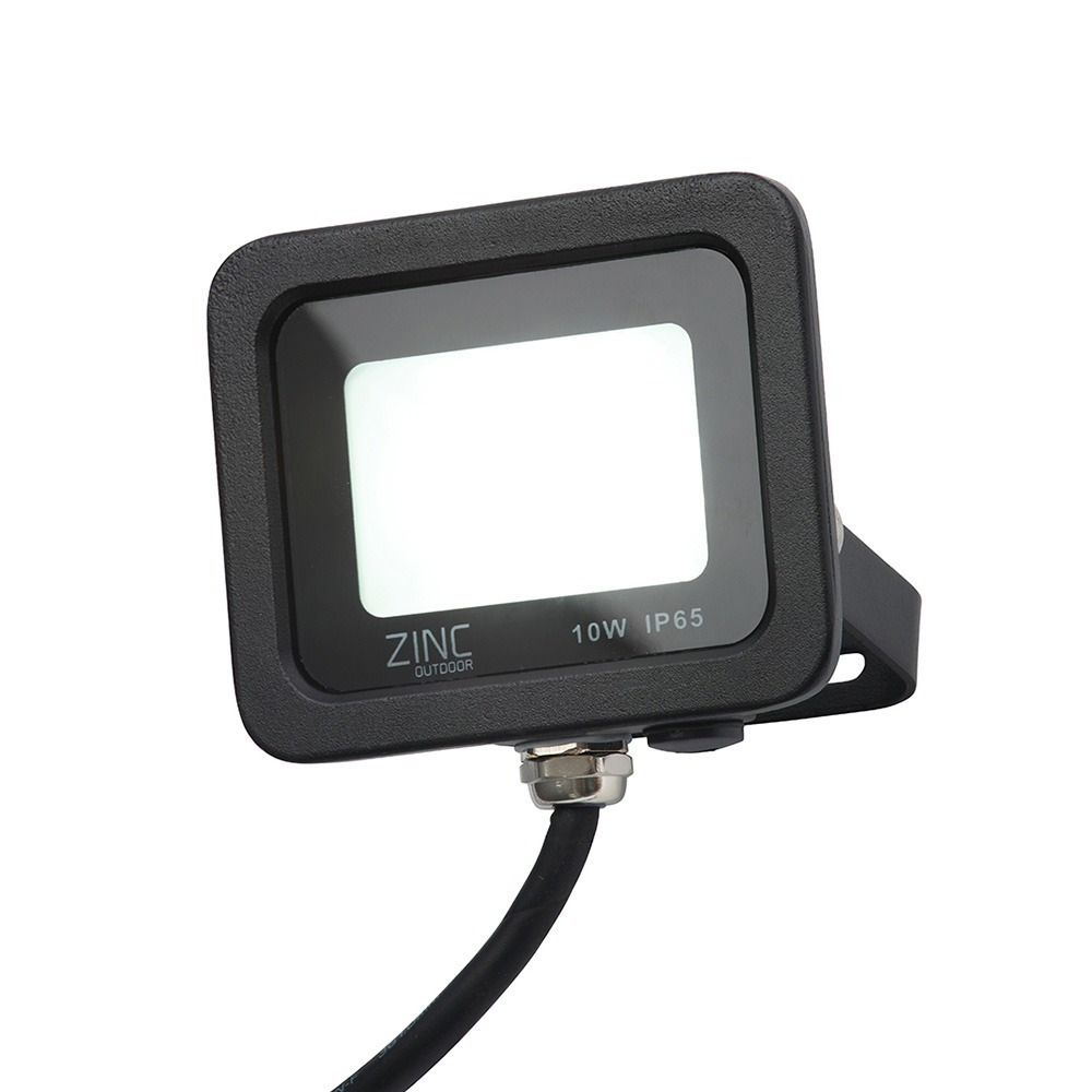 Mears Outdoor LED 10 Watt Slimline Wired Flood Light - Black - image 1