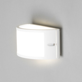 Wynn 10 Watt LED Outdoor Bulkhead Wall Light - White - thumbnail 2
