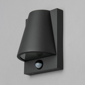Astrid Outdoor Wall Light with PIR Sensor - Anthracite - thumbnail 3