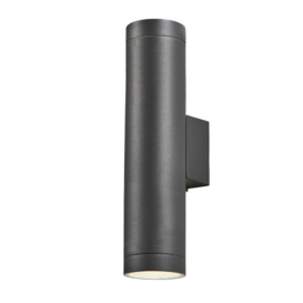 Lonan 2 Light Up & Down Outdoor Wall Light - Anthracite - thumbnail 1
