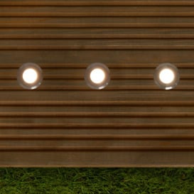 2 Pack of Sitka Outdoor 3 Watt Garden Deck Light Kit - Chrome - thumbnail 3