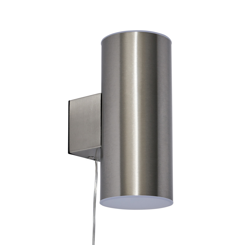 Bao Outdoor Solar LED Up and Down Wall Light - Stainless Steel - image 1