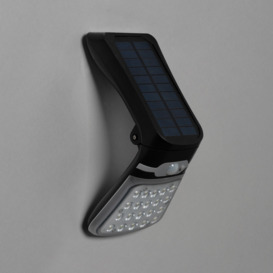 Filip 4 Watt Outdoor Solar LED Flood Light with Sensor - Black - thumbnail 3