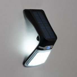 Filip 4 Watt Outdoor Solar LED Flood Light with Sensor - Black - thumbnail 2