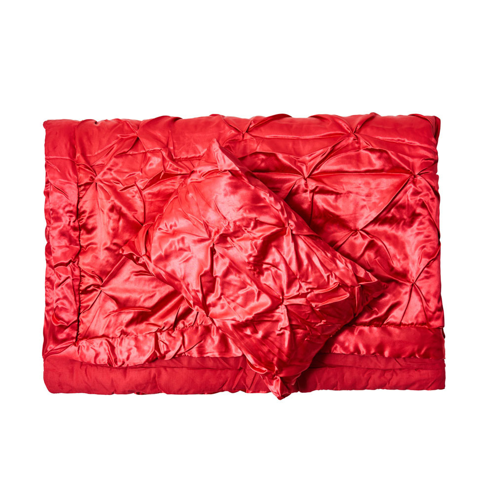 Knott Throw and Cushion Set - Red - image 1