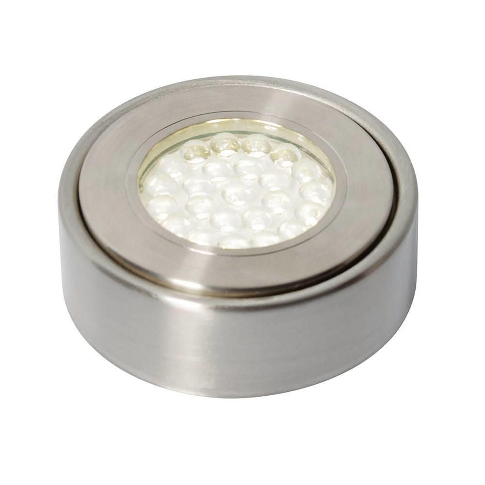 Laghetto LED Circular Cabinet Light in Satin Nickel - image 1