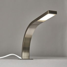 Wade 1 Light LED Arm Over Kitchen Cabinet Light - Nickel - thumbnail 2
