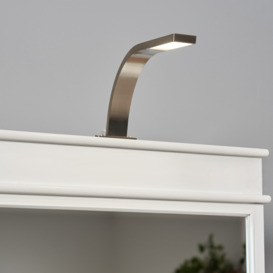Wade 1 Light LED Arm Over Kitchen Cabinet Light - Nickel - thumbnail 3