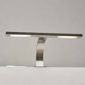 Wade 2 Light LED Arm Over Kitchen Cabinet Light - Nickel - thumbnail 2