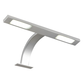 Wade 2 Light LED Arm Over Kitchen Cabinet Light - Nickel - thumbnail 1