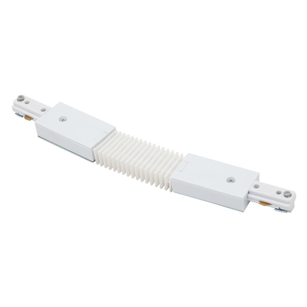 Flexible Single Circuit Track Light Connector - White - image 1