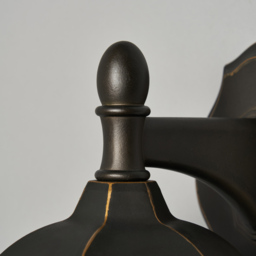 Cameron Large Outdoor Lantern Wall Light - Antique Bronze - thumbnail 6