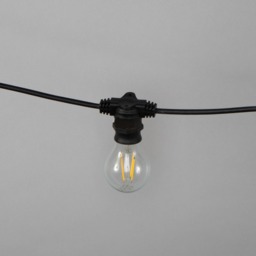Arnold 20 Light Outdoor Festoon String Lights - Black - thumbnail 3