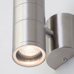 Irela 2 Light Up and Down Outdoor Wall Light - Stainless Steel - thumbnail 4