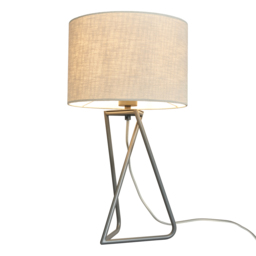 Cris Table Lamp - Pewter