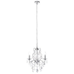 Spa Pro - Anya LED 3 Light Chandelier - Chrome - thumbnail 2