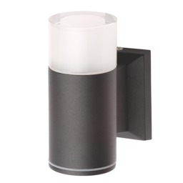 Remote Controlled LED Colour Changing Outdoor Wall Light - Black - thumbnail 1