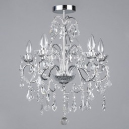 Vara 5 Light Bathroom Chandelier - Chrome - thumbnail 3