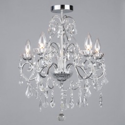 Vara 5 Light Bathroom Chandelier - Chrome - thumbnail 2