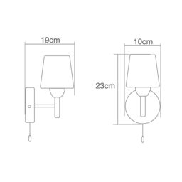 Molice Ribbed Opal Glass Wall Light - thumbnail 6