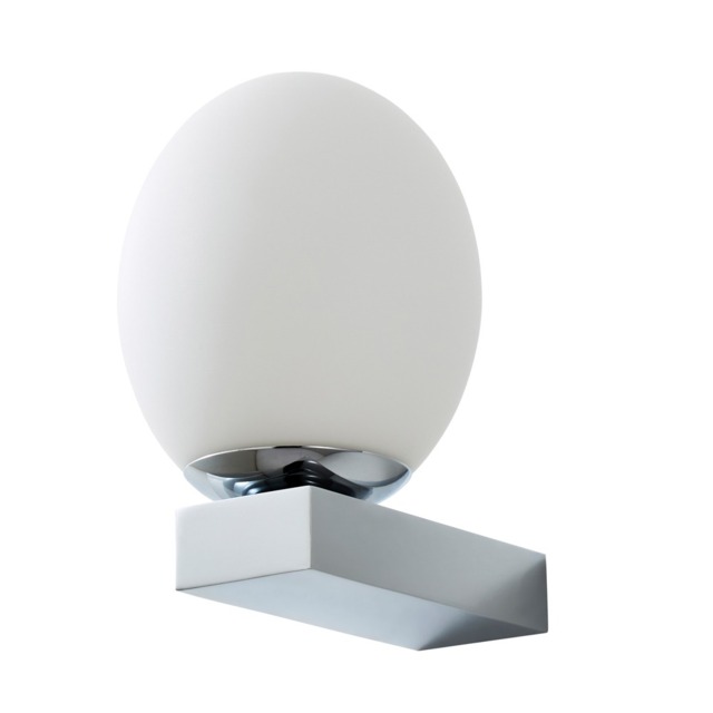 Ovo 1 Light Bathroom Wall Light - Chrome - image 1