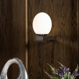 Ovo 1 Light Bathroom Wall Light - Chrome - thumbnail 5