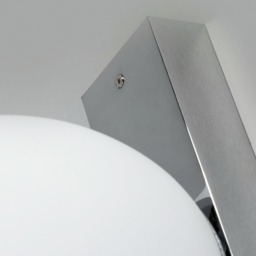 Ovo 1 Light Bathroom Wall Light - Chrome - thumbnail 4