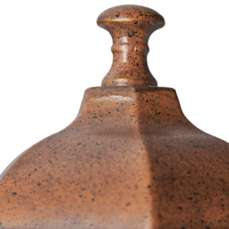 Deonte Large Seeded Glass Outdoor Lantern Wall Light - Bronze - thumbnail 7