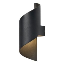 Baron Outdoor LED Wall Light - Black - thumbnail 1