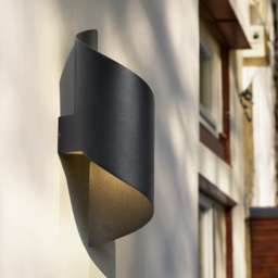 Baron Outdoor LED Wall Light - Black - thumbnail 7