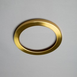 Darly 18 Watt LED Flush Ceiling or Wall Light - Satin Brass - thumbnail 4