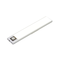 1 Watt 20cm LED Rechargeable Under Cabinet Magnetic Light with PIR Sensor - Silver