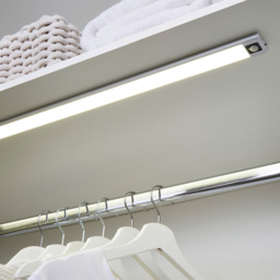 1 Watt 20cm LED Rechargeable Under Cabinet Magnetic Light with PIR Sensor - Silver - thumbnail 6