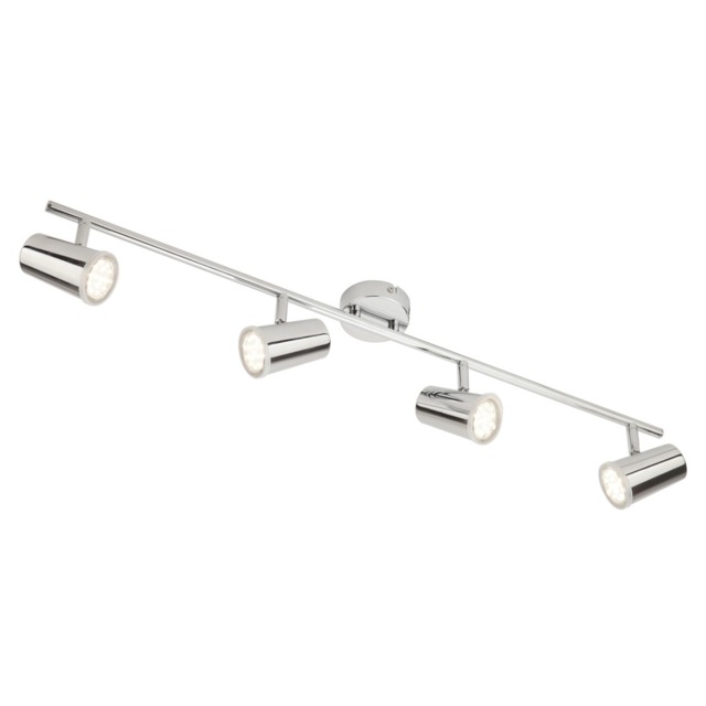 Trisha 4 Light Bathroom Ceiling Spotlight Bar - Chrome - image 1