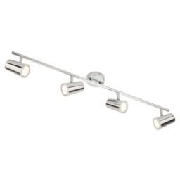 Trisha 4 Light Bathroom Ceiling Spotlight Bar - Chrome