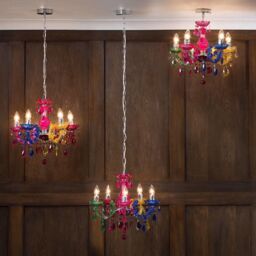Marie Therese Chandelier 5 Light Dual Mount - Multicoloured - thumbnail 6
