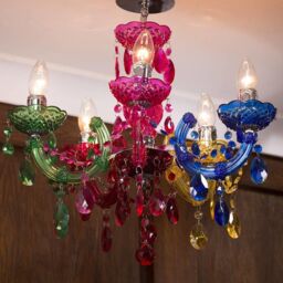 Marie Therese Chandelier 5 Light Dual Mount - Multicoloured - thumbnail 5
