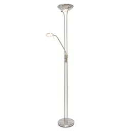 Mother & Child LED Floor Lamp - Satin Nickel - thumbnail 1
