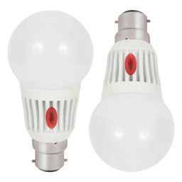 2 Pack of 7 Watt LED B22 Bayonet Cap Dusk Till Dawn Light Bulbs - Warm White - thumbnail 1