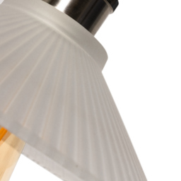 Aya 1 Light Industrial Floor Lamp - Satin Nickel - thumbnail 6