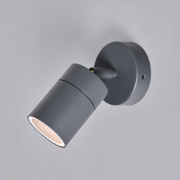 2 Pack of Kenn 1 Light Adjustable Outdoor Wall Lights - Anthracite - thumbnail 2