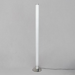 Glow Shimmer Cylinder Colour Changing LED Floor Lamp - Chrome - thumbnail 3