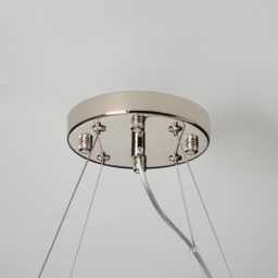 Visconte Napoli 8 Light Ceiling Pendant Light - Nickel - thumbnail 5
