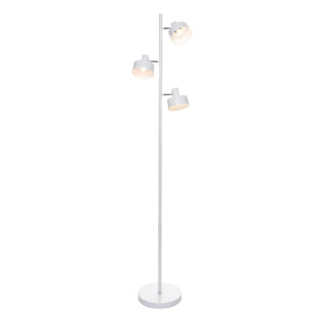 Alyssa 3 Light Task Floor Lamp - White - image 1