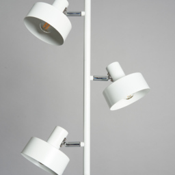Alyssa 3 Light Task Floor Lamp - White - thumbnail 4