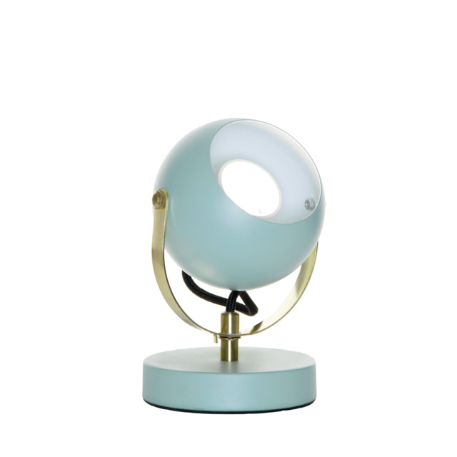 Eyeball Table Lamp - Sage and Satin Brass - image 1