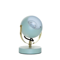 Eyeball Table Lamp - Sage and Satin Brass - thumbnail 5